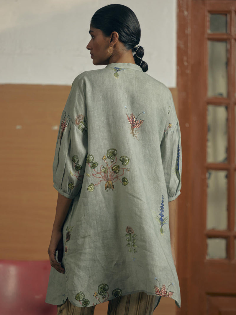 Oracle Tunic - Botanical Blue by CORD for Worldwide