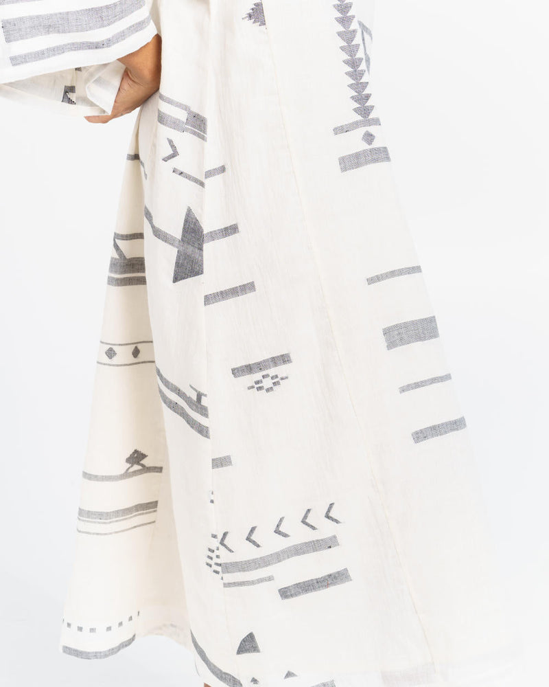Oversized sleeve straight-cut dress Dress by World of Crow for women Worldwide