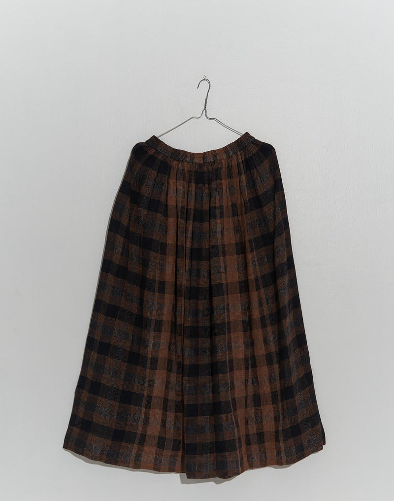Oxford skirt cotton by World of Crow in multi color for women Worldwide
