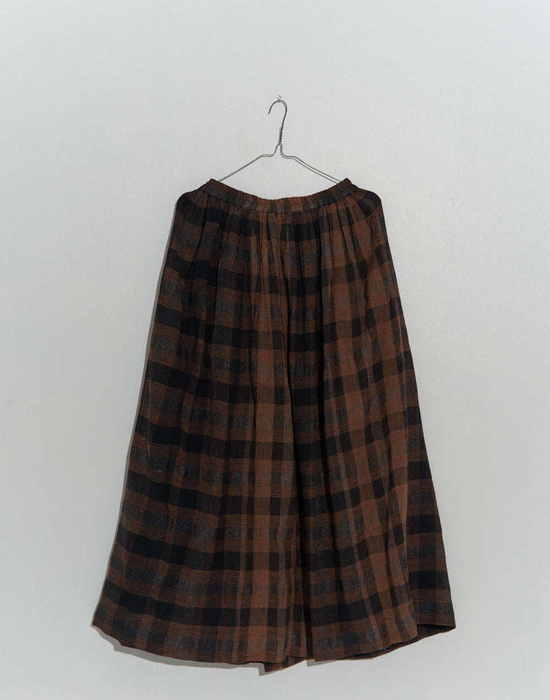 Oxford skirt cotton by World of Crow in multi color for women Worldwide