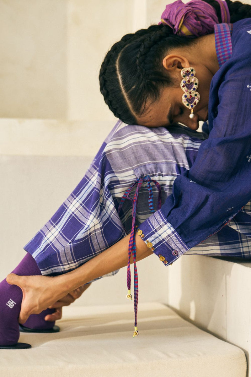 Peter Set cotton by SWATTI KAPOOR in multi color for women Worldwide