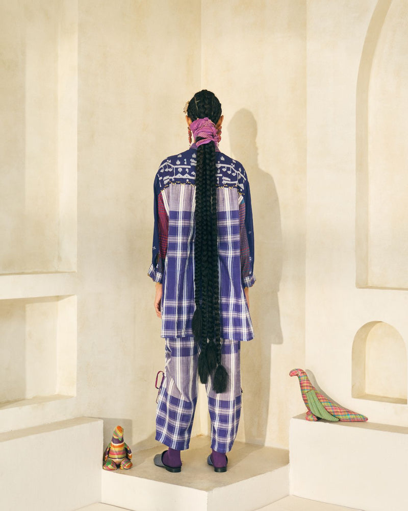 Peter Set cotton by SWATTI KAPOOR in multi color for women Worldwide