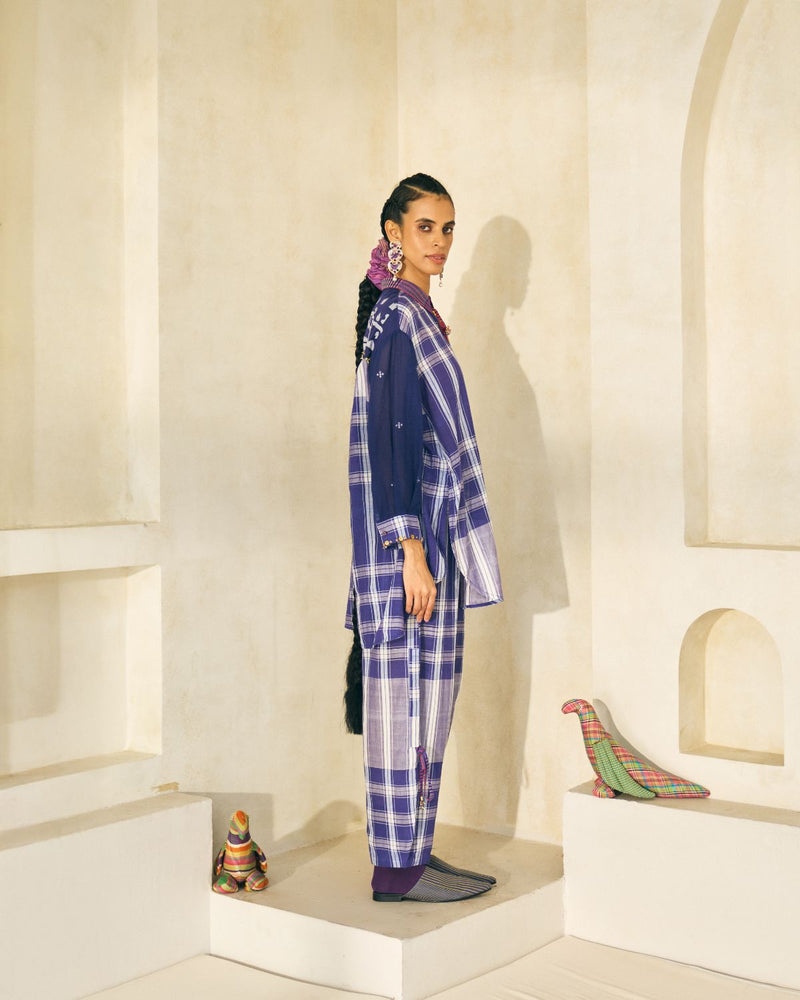 Peter Set cotton by SWATTI KAPOOR in multi color for women Worldwide