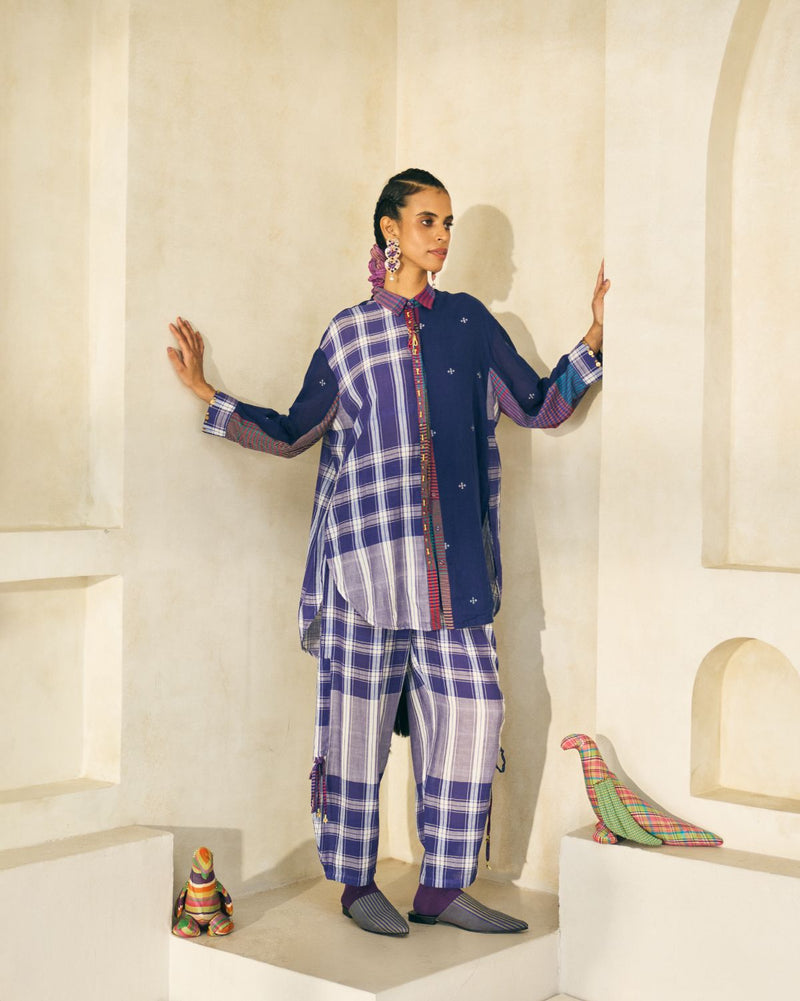 Peter Set cotton by SWATTI KAPOOR in multi color for women Worldwide