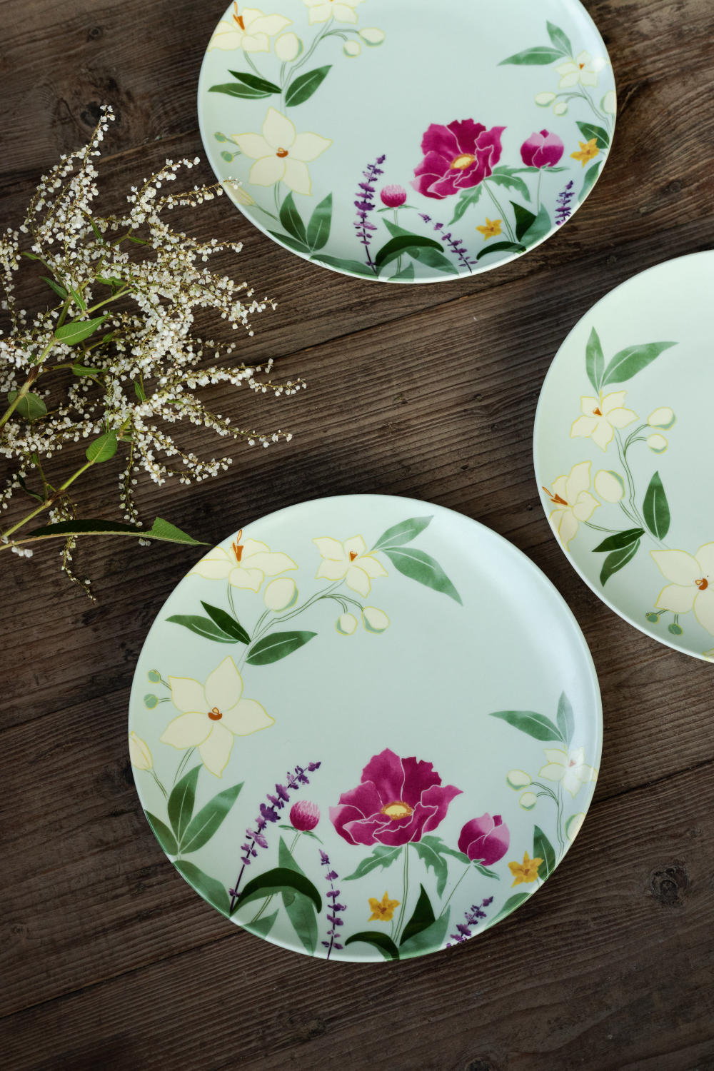 Postcards from Shimla- Pastoral Dinner Plates