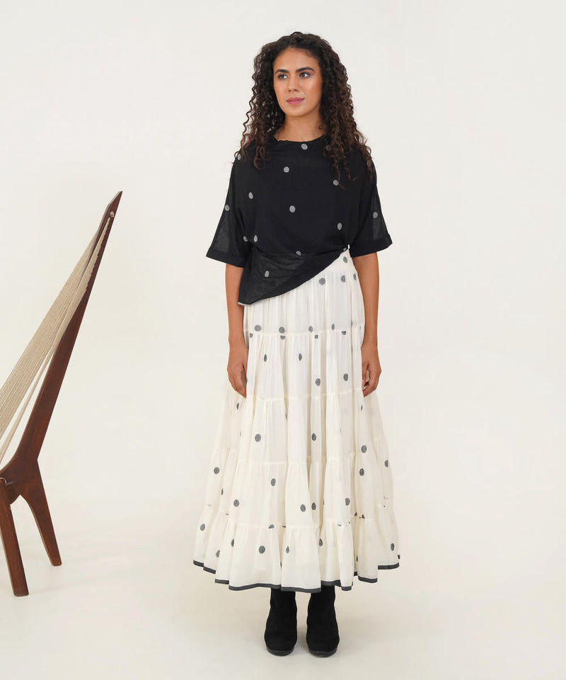 PALM TOP 100% cotton by Indigo Dreams in black color for women Worldwide