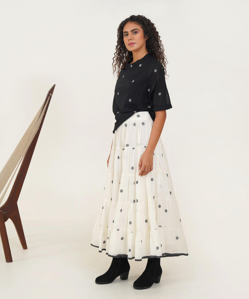 PALM TOP 100% cotton by Indigo Dreams in black color for women Worldwide