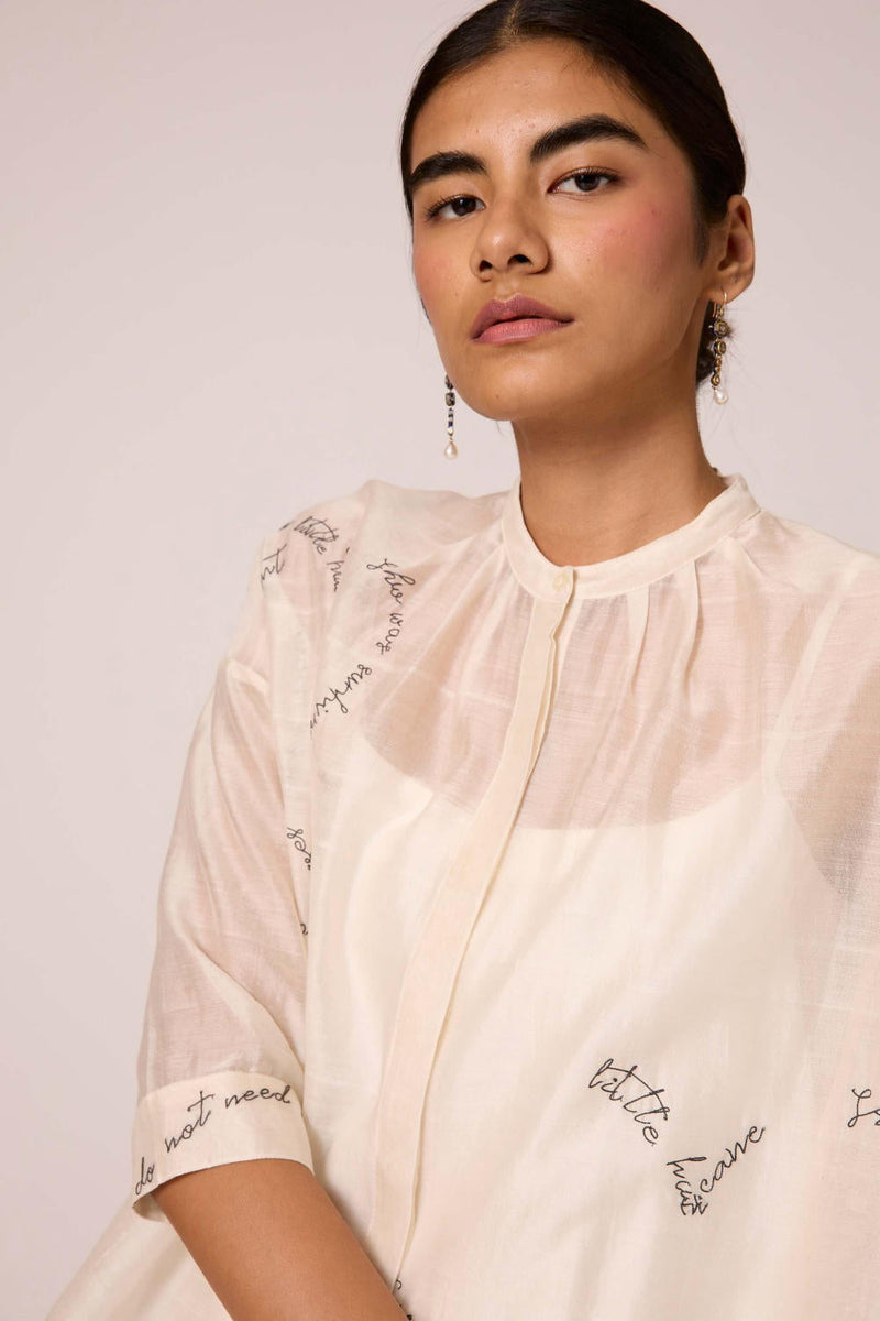 Pele - Top chanderi by The Summer House for women Worldwide