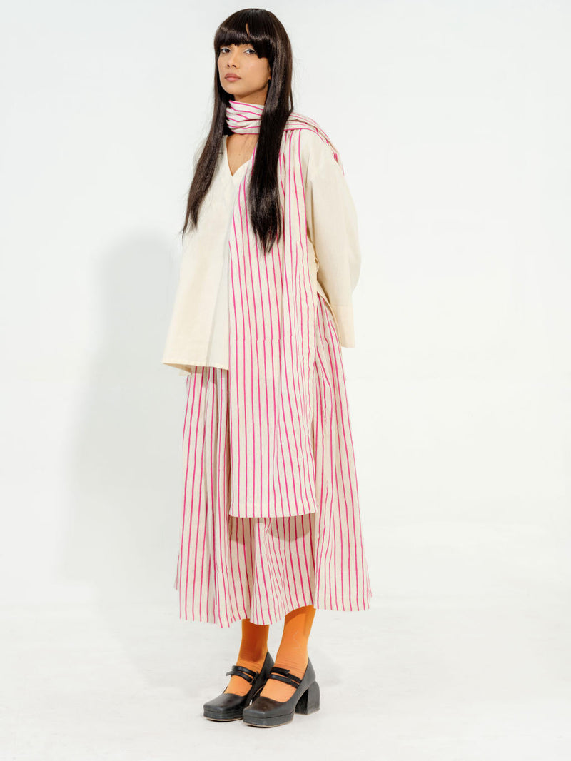 Pepper Top cotton matty tops and shirts by Stoique in natural, pink for women Worldwide