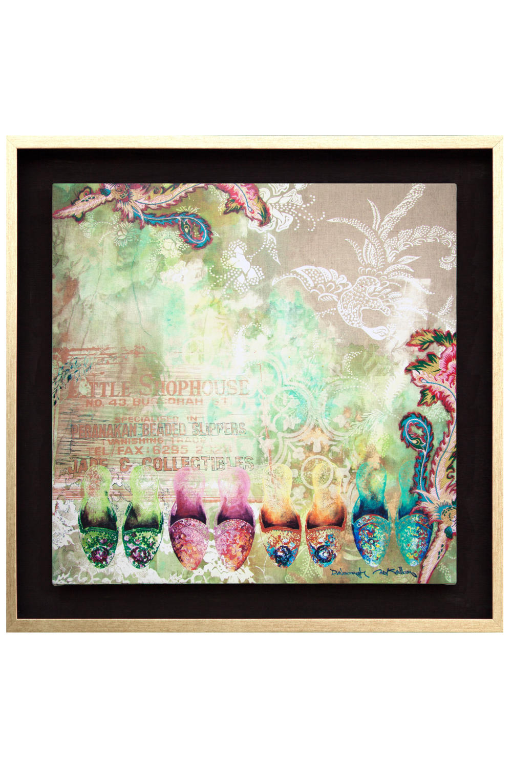 Peranakan Fables Canvas Print (74x74 cm)