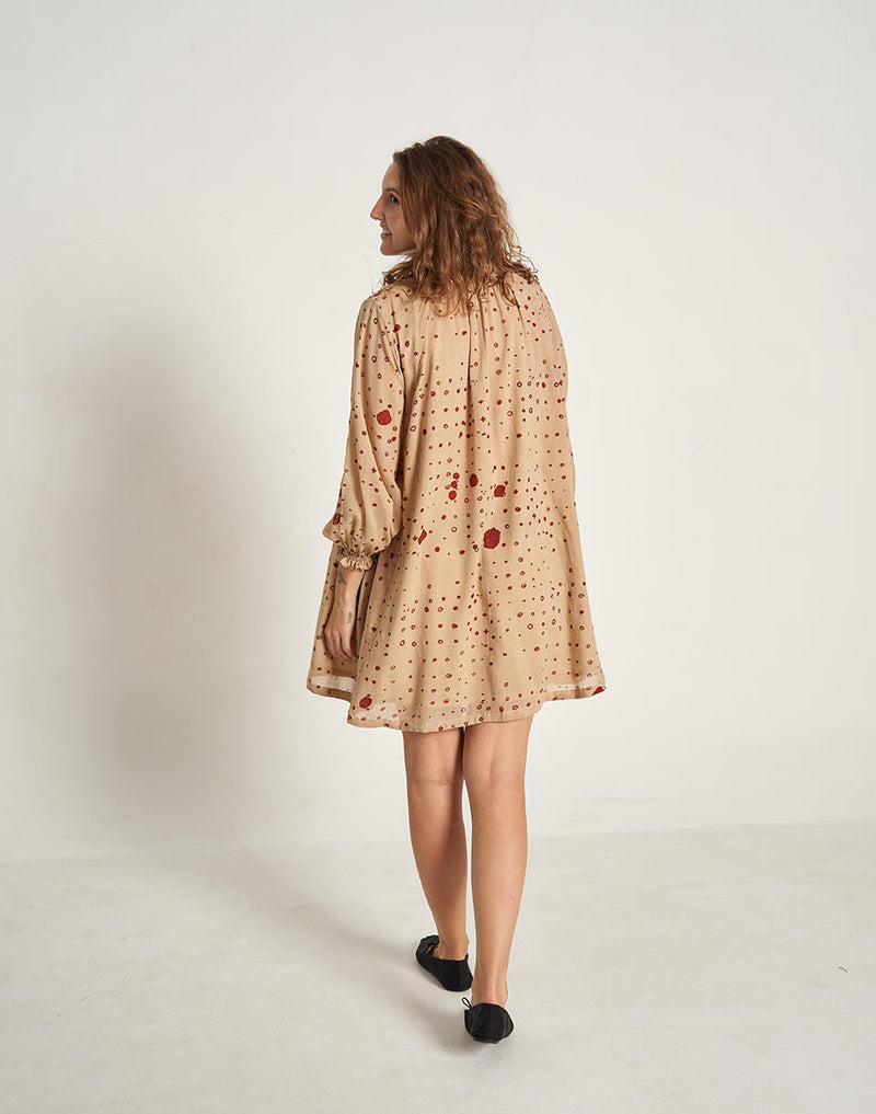 Polka Dot Oversized Dress cotton by World of Crow for Worldwide