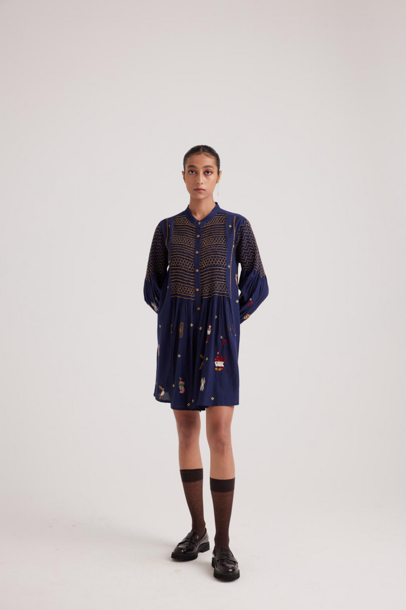 Porto Top-Folk Ink cotton by CORD for women Worldwide