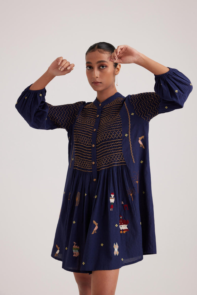 Porto Top-Folk Ink cotton by CORD for women Worldwide