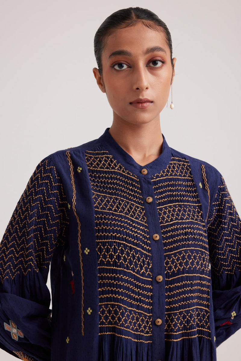 Porto Top-Folk Ink cotton by CORD for women Worldwide