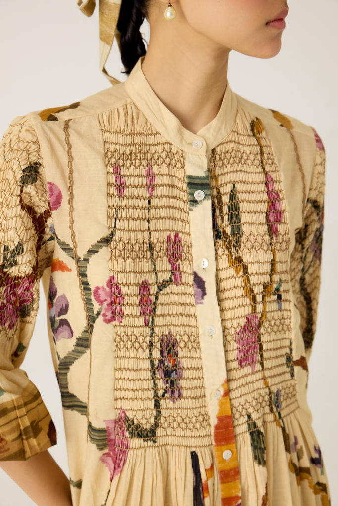 PORTO DRESS-SAFARI cotton by CORD in multi for women Worldwide