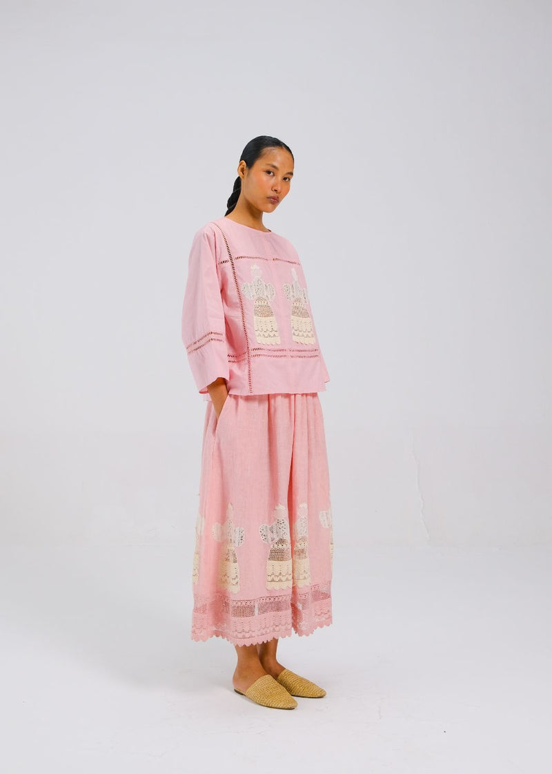 QUAD TOP - DOLL ROSE APPL by CORD for women Worldwide