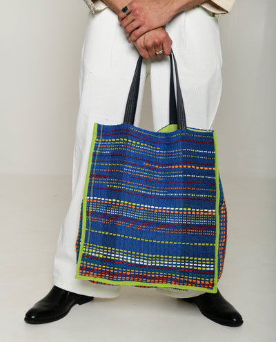 RECYCLE INDIGO FUMIGO BAG