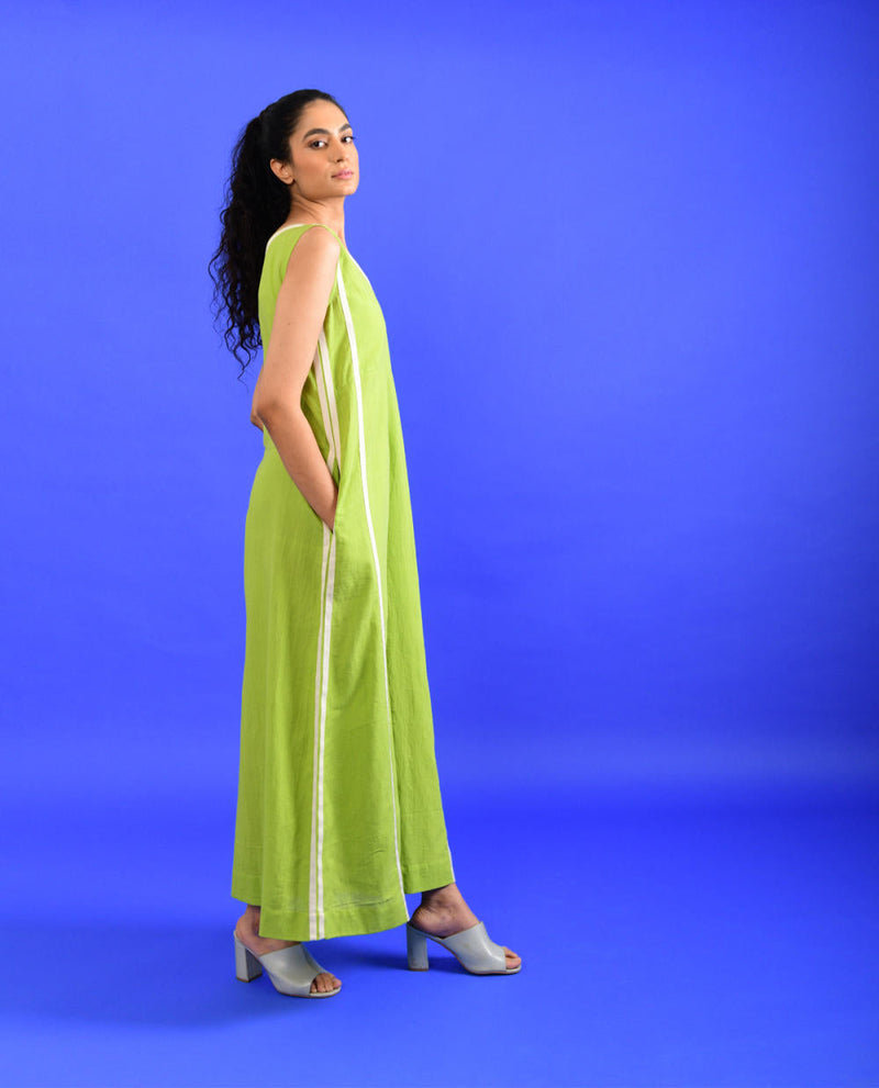 SCREAM GREEN JUMPSUIT Jumpsuits by Rias for women Worldwide