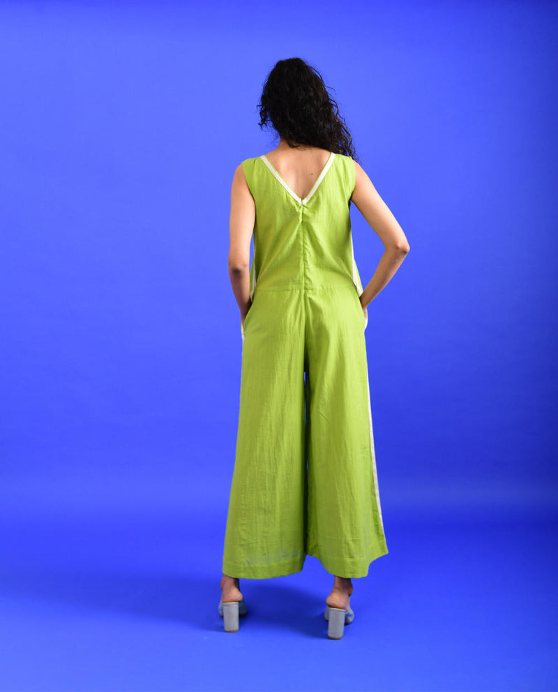 SCREAM GREEN JUMPSUIT Jumpsuits by Rias for women Worldwide