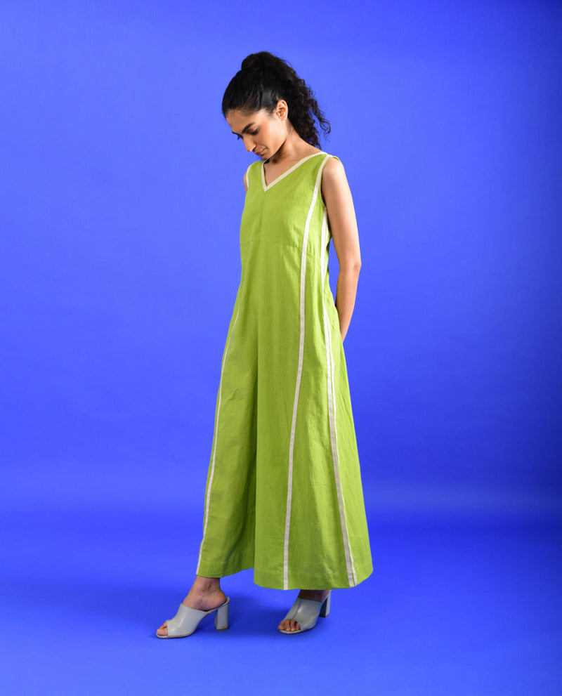 SCREAM GREEN JUMPSUIT Jumpsuits by Rias for women Worldwide