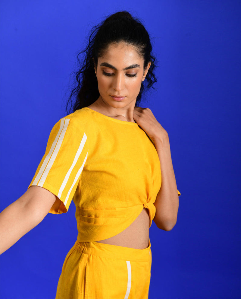 ICED MANGO KNOTTED DRESS Top & Tunics by Rias for women Worldwide