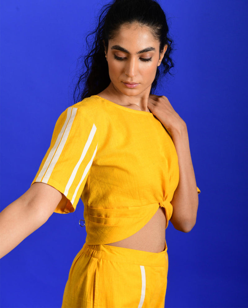 ICED MANGO KNOTTED DRESS Top & Tunics by Rias for women Worldwide