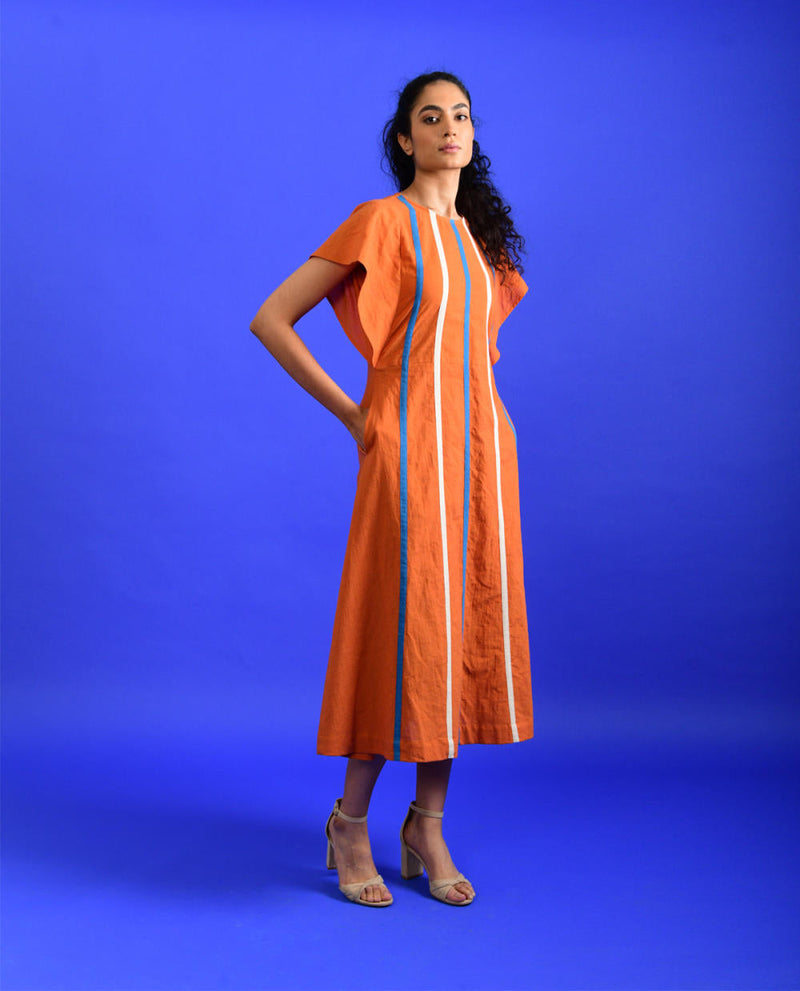 ORANGE POPSICLE DRESS Dress by Rias for women Worldwide