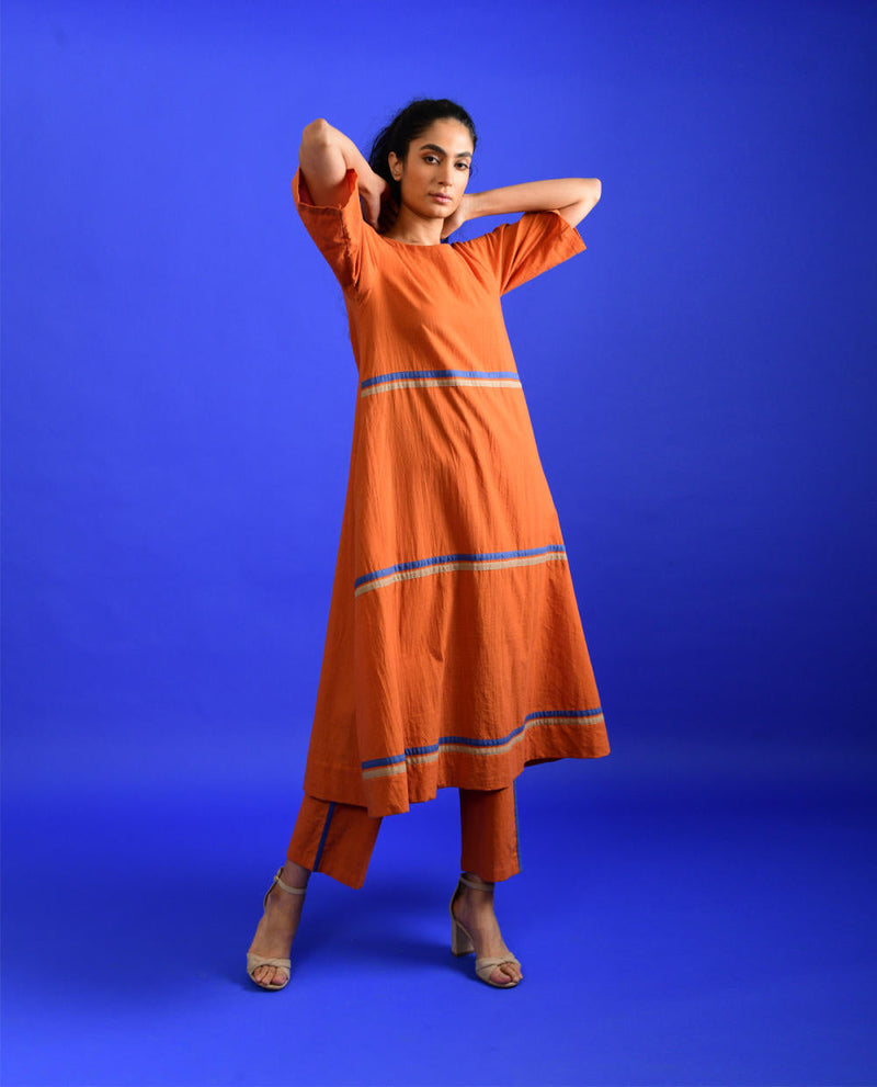 ORANGE POPSICLE CO-ORD SET Dress by Rias for women Worldwide