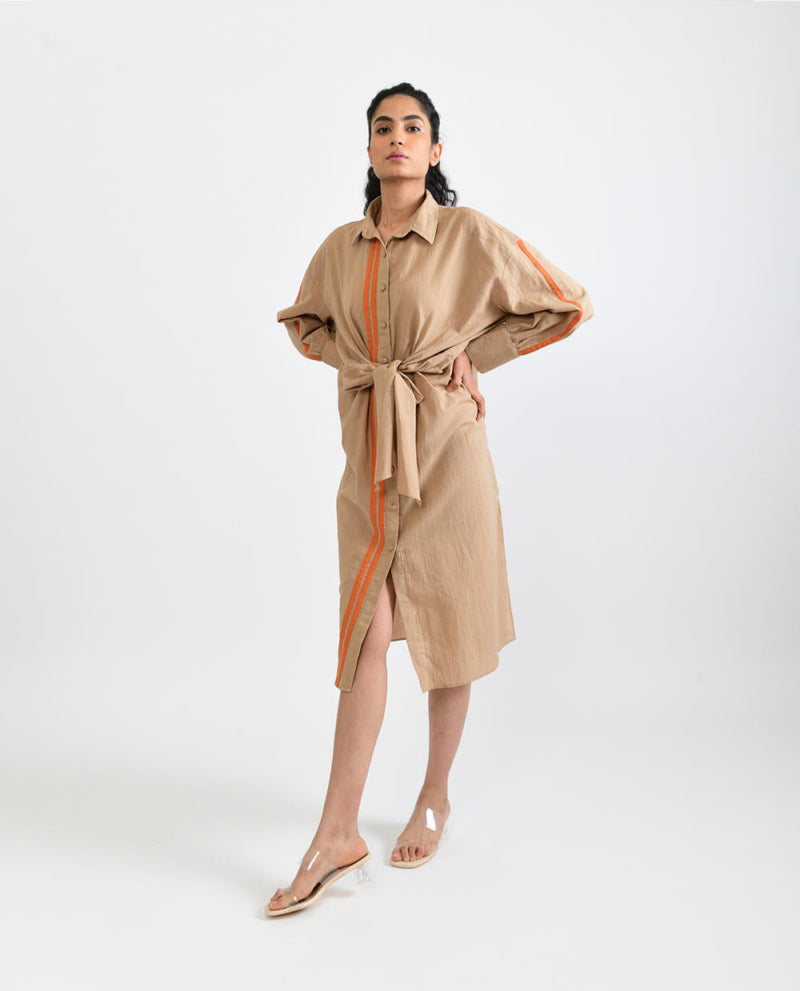 SUNBURST TIE UP DRESS Dress by Rias for women Worldwide