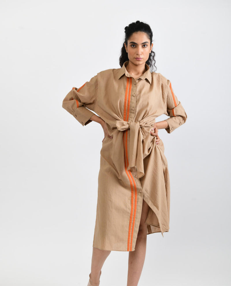 SUNBURST TIE UP DRESS Dress by Rias for women Worldwide