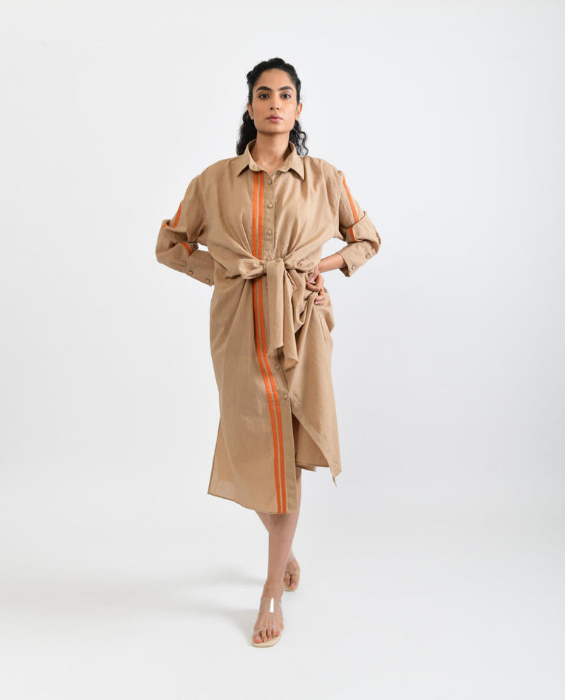 SUNBURST TIE UP DRESS Dress by Rias for women Worldwide