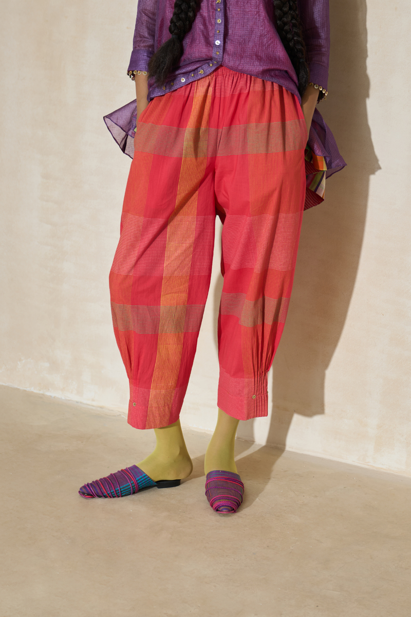 Rio Pant cotton by SWATTI KAPOOR in multi color for women Worldwide
