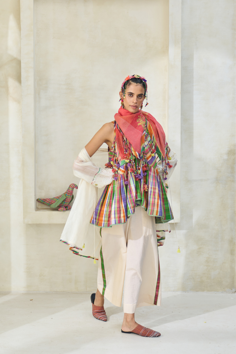 Romy Set cotton by SWATTI KAPOOR in multi color for women Worldwide