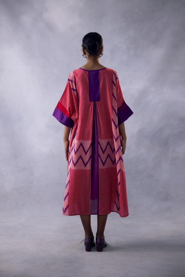 GLOW OPEN LONG BOXY DRESS