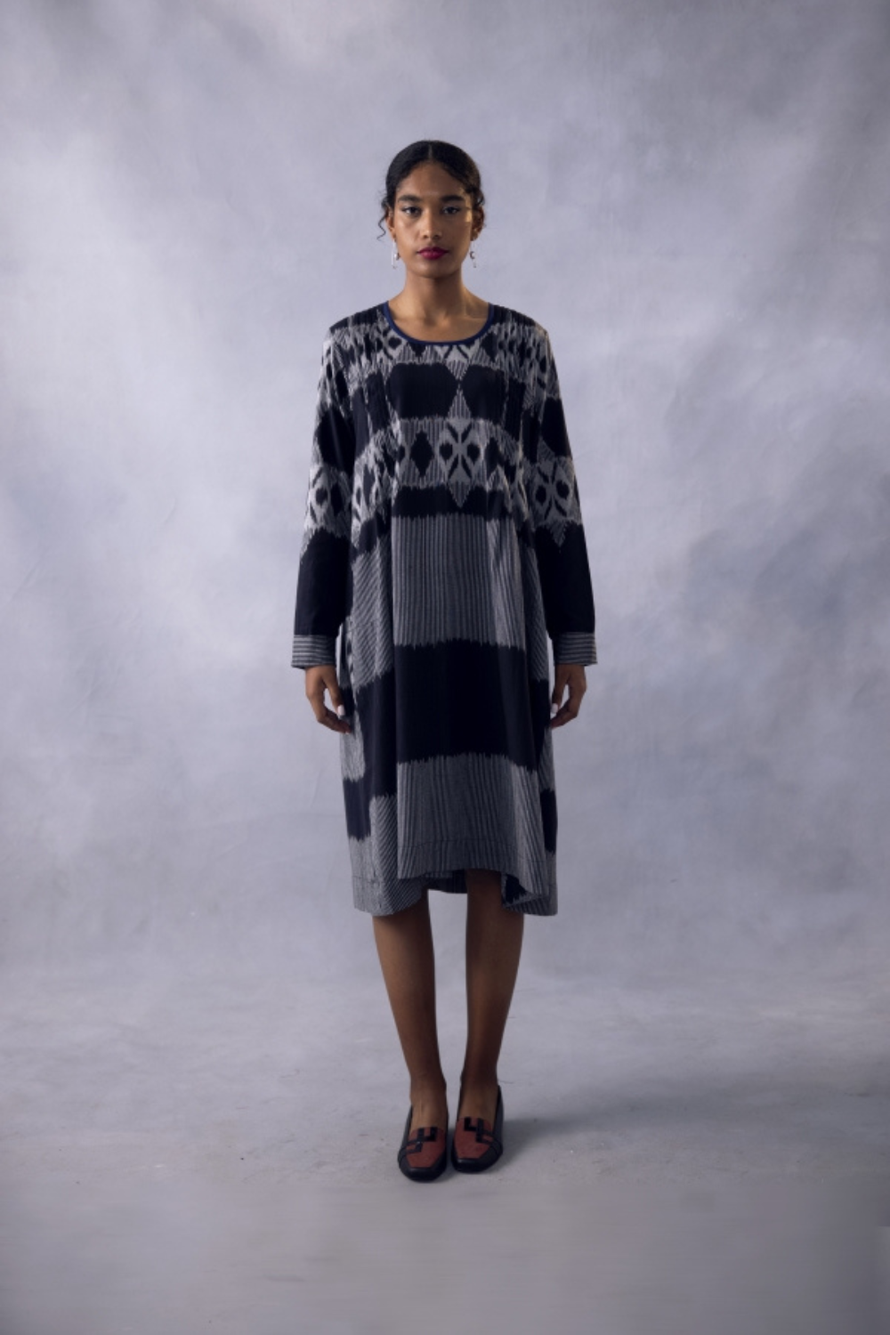 SLEET PLEATED DRESS