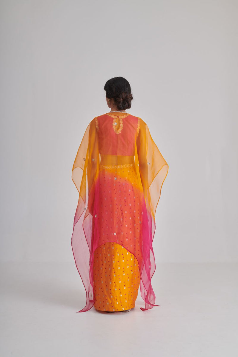 RUMI, AKIRA & VIHANA CO-ORD SET silk by Rashika Mittal in multi color for women Worldwide