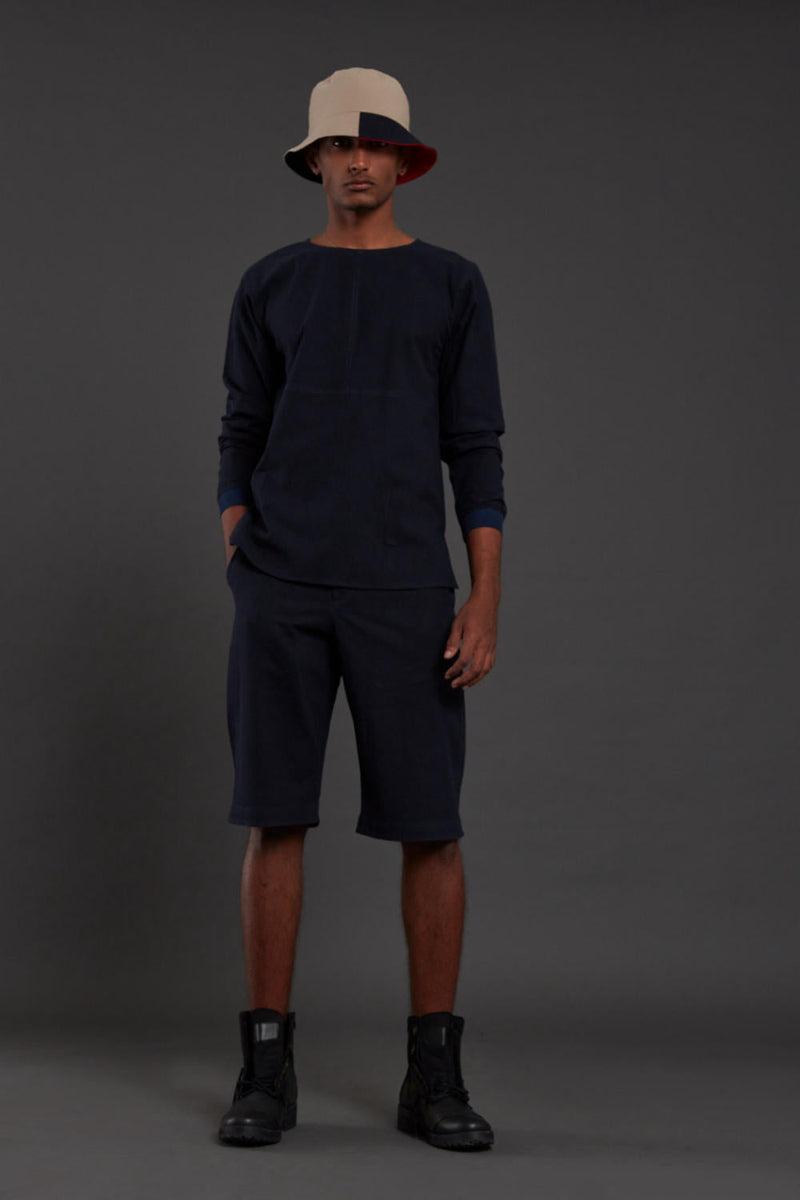 Raasta Navy Blue shorts & co-ord set