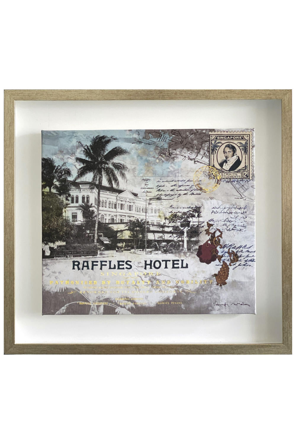 Raffles Hotel Canvas Print (Small)