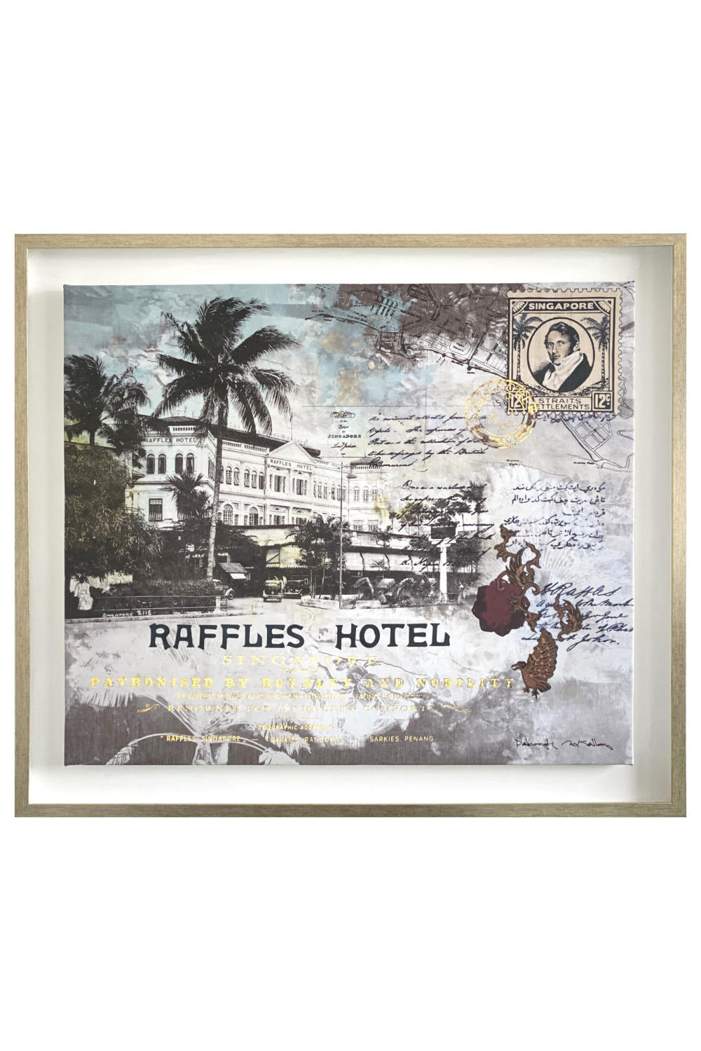 Raffles Hotel Canvas Print (Large)