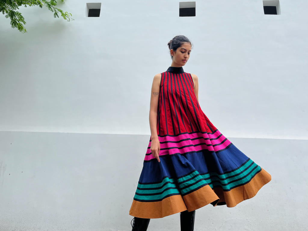 Rangoli Dress - Multicolor