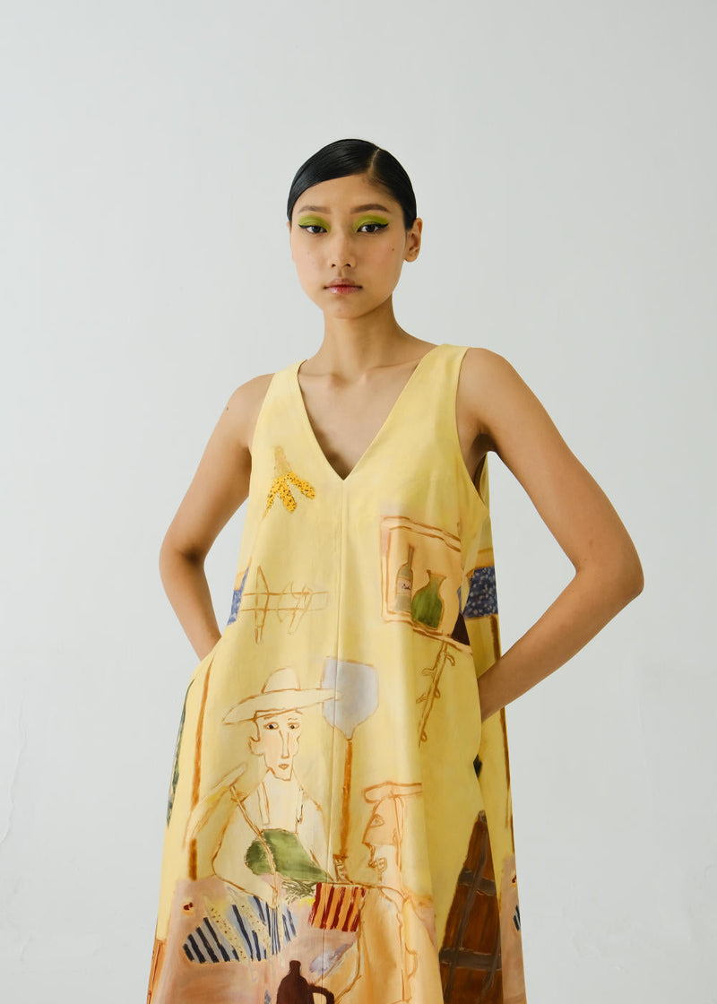 Ravine Dress-Fisherman satin by CORD for women Worldwide