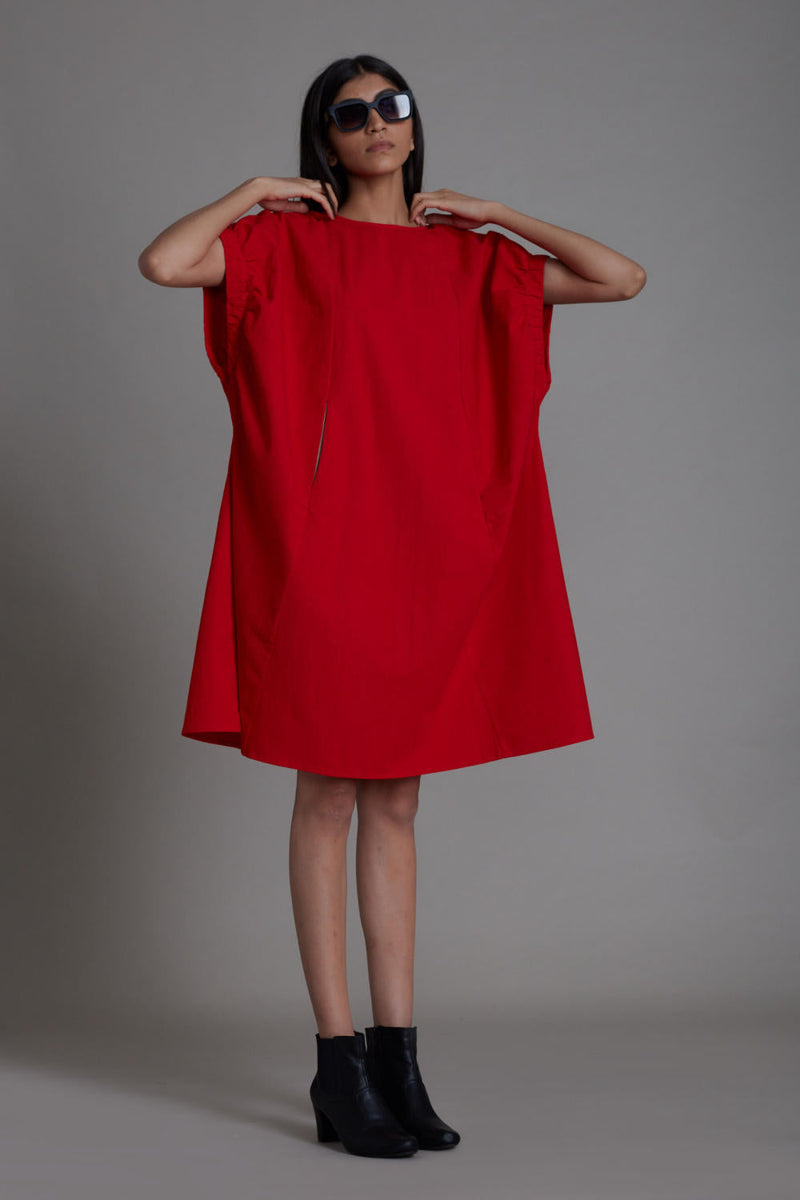 Red Pocket Dress Dress by Mati for women Worldwide