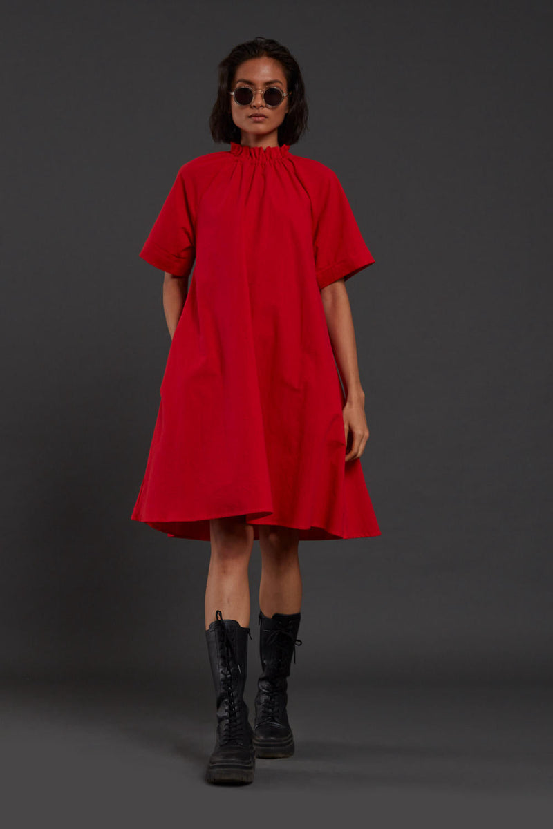 Red Tora Dress Dress by Mati for women Worldwide