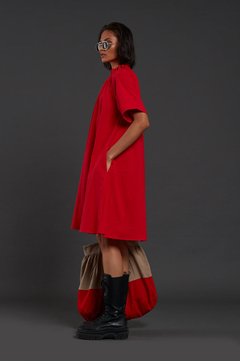 Red Tora Dress Dress by Mati for women Worldwide