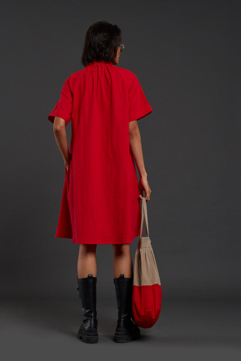 Red Tora Dress Dress by Mati for women Worldwide