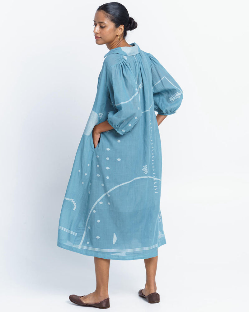 Relaxed fit midi dress Dress by World of Crow for women Worldwide