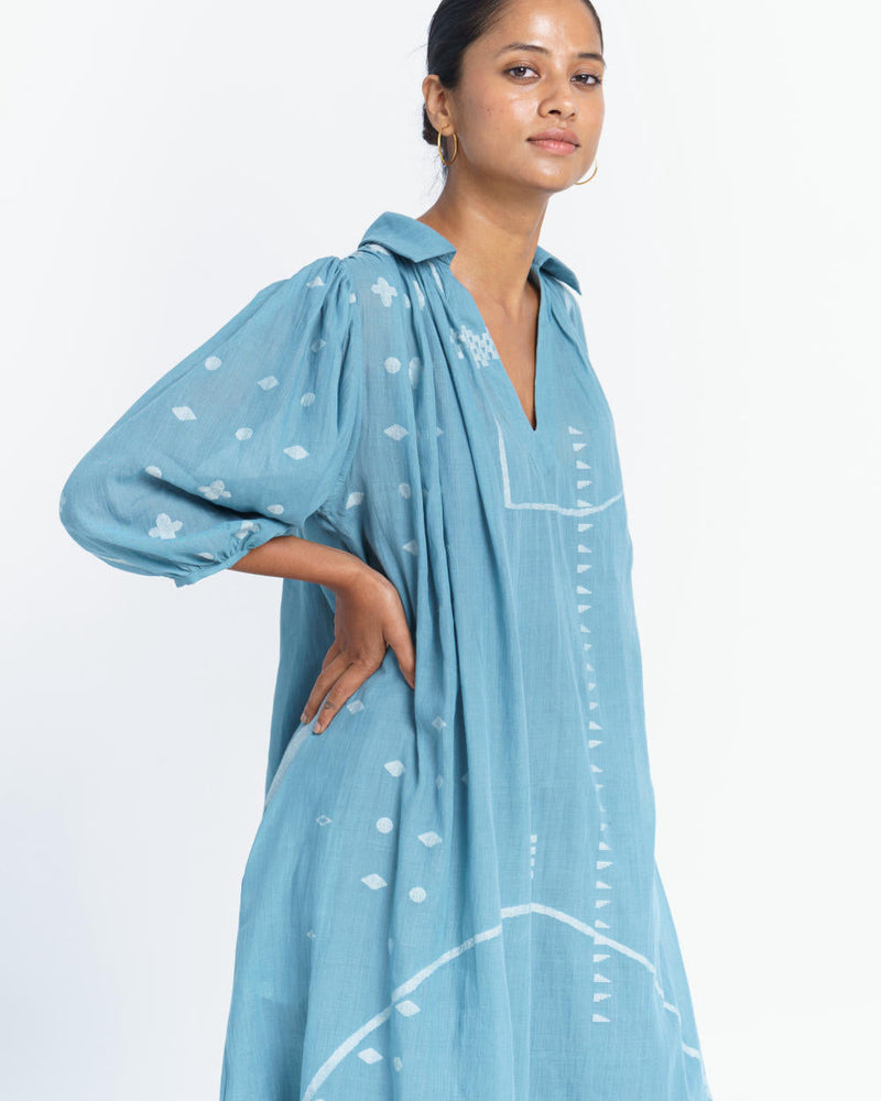 Relaxed fit midi dress Dress by World of Crow for women Worldwide
