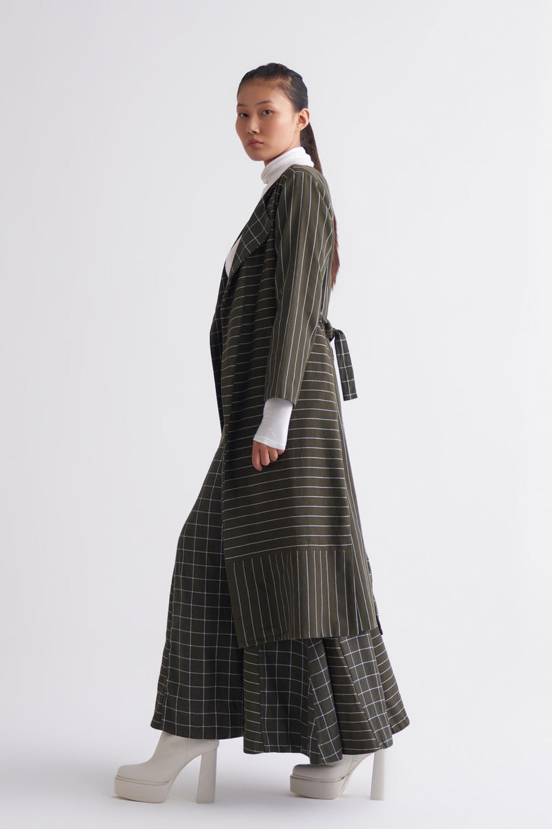 Reversible Jacket Co-ord - Olive Co-ord Set,Jackets & Overlays by THREE for women Worldwide