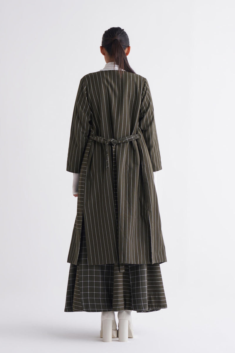 Reversible Jacket Co-ord - Olive Co-ord Set,Jackets & Overlays by THREE for women Worldwide