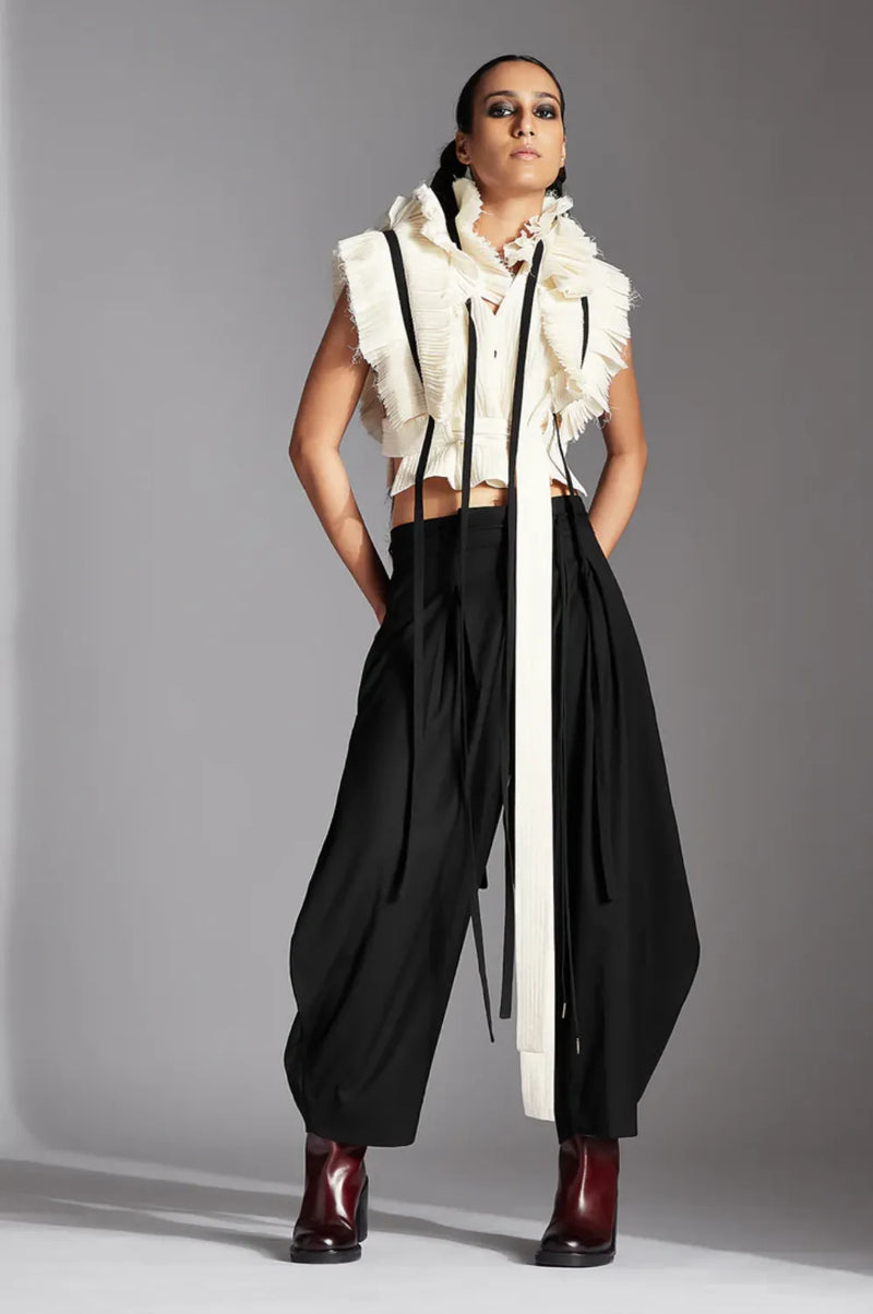 Riel Jacket-White cotton by Chola in white color for women Worldwide
